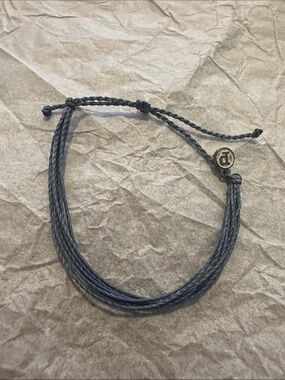 NWOT Pura Vida Adjustable Blue Multi-String Cord Bracelet